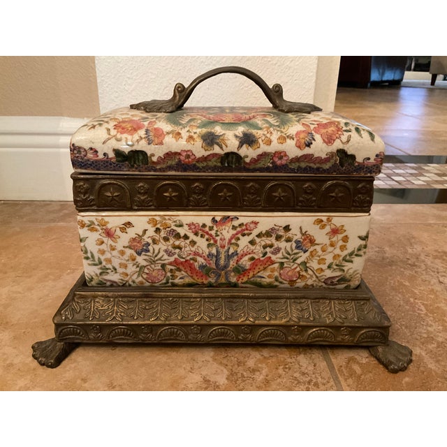 Vintage Chinese Ornamental Box For Sale - Image 9 of 10