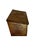 Antique Embossed Brass Clad Kindling Chest For Sale - Image 4 of 6