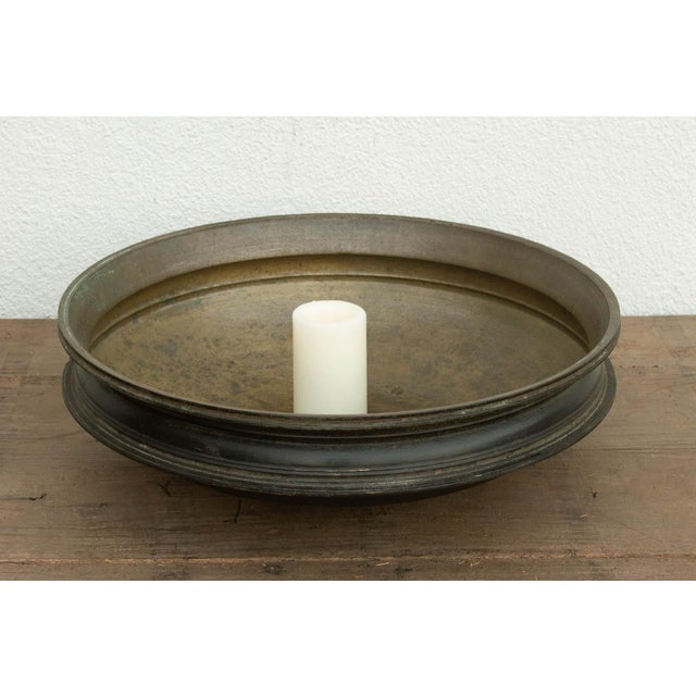 Rustic Early 20th Century Heirloom Bronze Urli For Sale - Image 3 of 8