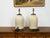 Late 19th Century Pair of 1880s English Stoneware with Coat of Arms Made into Wired Table Lamps For Sale - Image 5 of 8