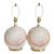 Vintage Art Deco Style Lamp in Rainbow Muted Hues - a Pair For Sale