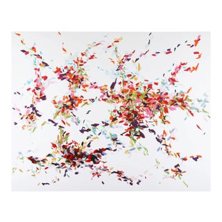 Contemporary Abstract Acrylic on Canvas Paiting "Record of Undefined Color 30" by Kyong Lee For Sale