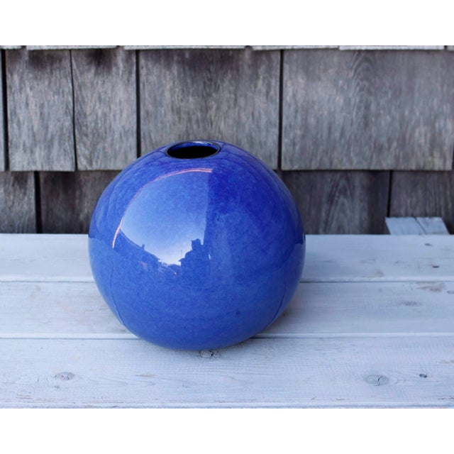 Ceramic Garden Sphere Vase Chairish