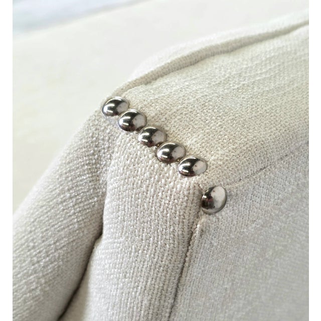 Off-white Mid 20th Century Tufted White 'Matador' Mid Century Sofa Attributed to Aage Christiansen For Sale - Image 8 of 12