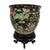Black Mid 20th Century Chinese Famille Noire Porcelain Fish Bowl/Planter For Sale - Image 8 of 12