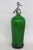 Metal W & L Beverages Frank's Best Seltzer Green Bottle Glenshaw Art Deco Glass 4821b For Sale - Image 7 of 18