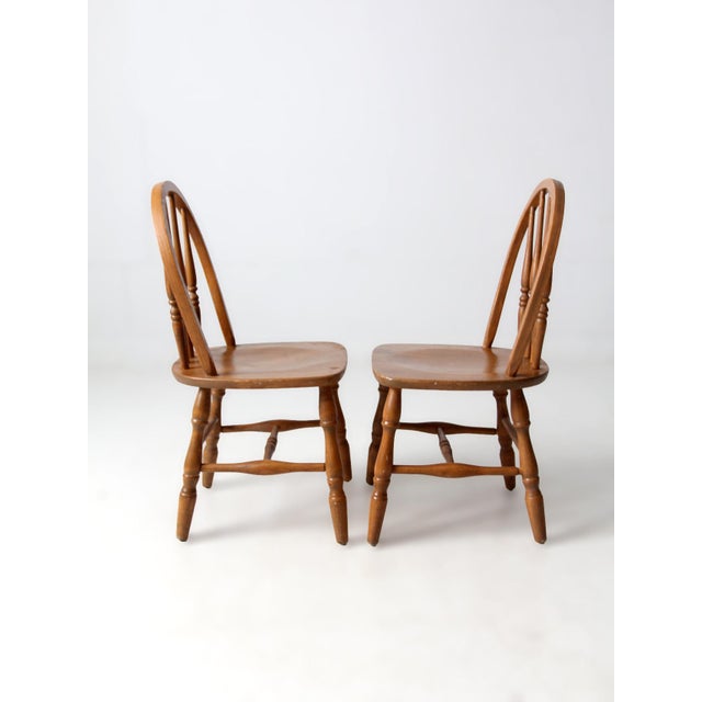 Mid 20th Century Vintage Windsor Children's Chairs | Union City Chair Co For Sale - Image 5 of 11