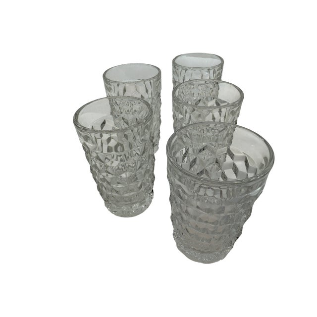 Fostoria Fostoria American Juice Tumbler 2056 Set of 5 For Sale - Image 4 of 8