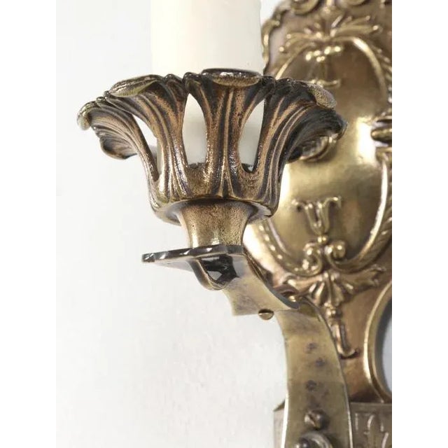 American Single Brass Sconce For Sale - Image 12 of 13