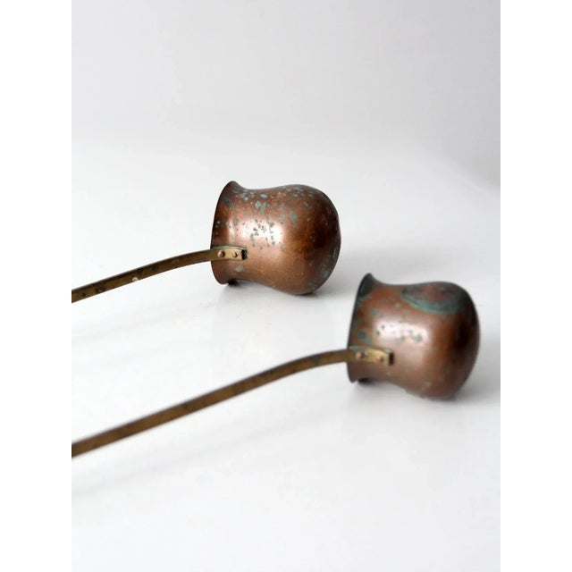 Antique Copper Liquor Ladles Pair For Sale - Image 9 of 13