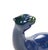 Hand Painted Porcelain / Cobalt Blue & Greenish Iridescent Decorative Sculpture For Sale In New York - Image 6 of 10