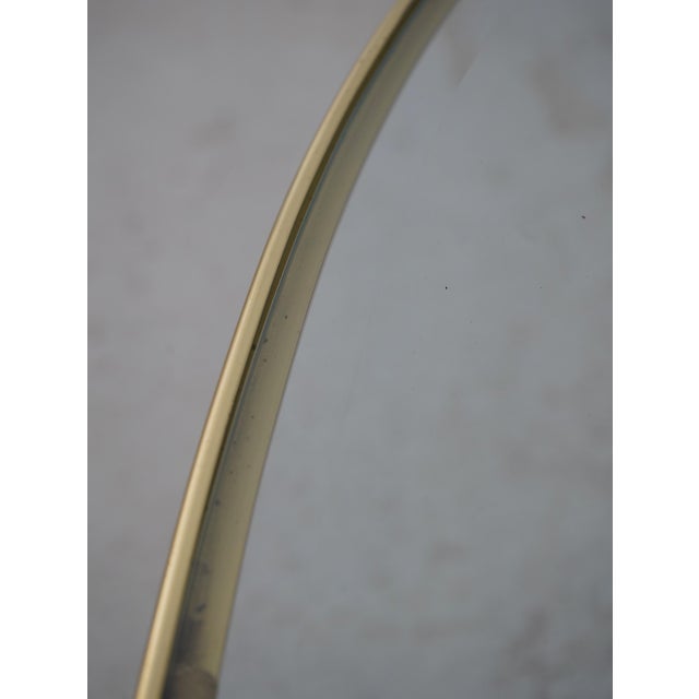 Labarge Brass & Steel Regency Console Hall Table For Sale - Image 11 of 13