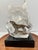 Kitty Cantrell “Devotion” Limited Edition Lucite & Pewter Wolf Sculpture With Lighted Base For Sale - Image 4 of 17