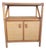 Rattan and Bamboo 2-Door Sideboard, 1970s For Sale
