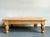 Late 20th Century Vintage Boho Knotty Pine Farm Coffee Table For Sale - Image 5 of 8
