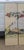 Three sliding panels printed on paper on a wooden frame, decorated with lyrebirds, Height: 246 cm, Width: 77 cm per panel,...