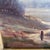 19th Century Scenic Oil on Canvas in Ornate Distressed Gold Gilt Frame - Signed For Sale In Dallas - Image 6 of 12