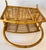 Vintage Bent Bamboo & Rattan Magazine Rack With Hand-Braided Wicker, Mid-Century For Sale - Image 9 of 13
