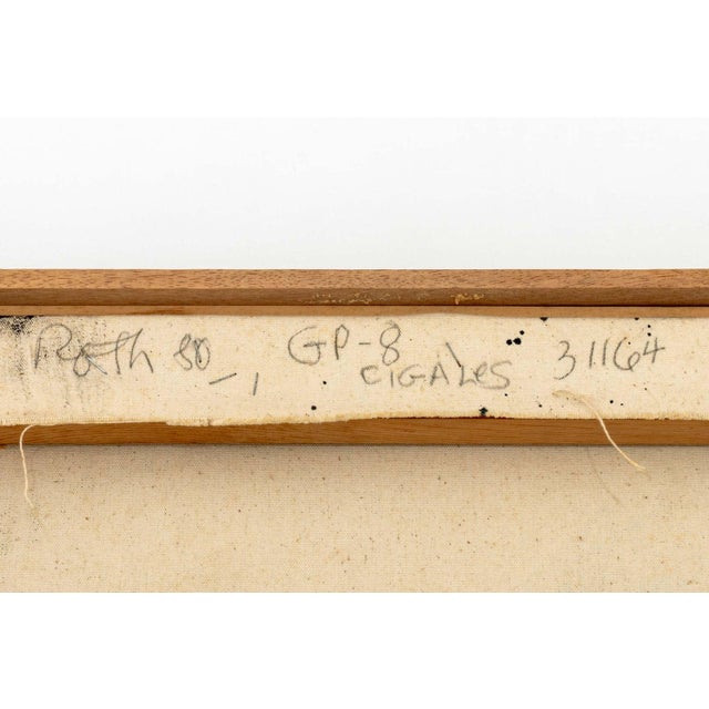 Jack Roth "Gb-8 Cigales" Acrylic on Canvas, 1980 For Sale In New York - Image 6 of 10