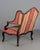Red 19th Century Louis XV Style Wingback Fauteuil or Armchair For Sale - Image 8 of 13