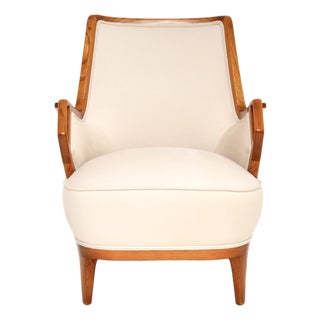 Vintage Swedish Elm Armchair, 1960s For Sale