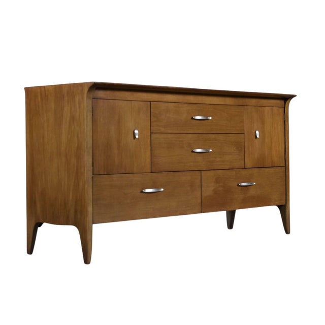 Brown Mid-Century Modern Drexel Profile K37 Buffet Credenza by John Van Koert For Sale - Image 8 of 11