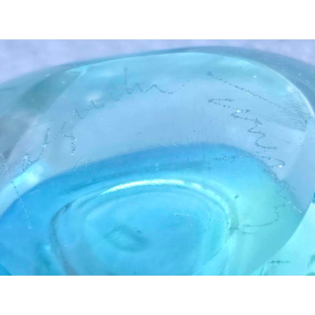 Vintage Art Glass Paper Weight by Jacqueline Terpins For Sale - Image 15 of 16