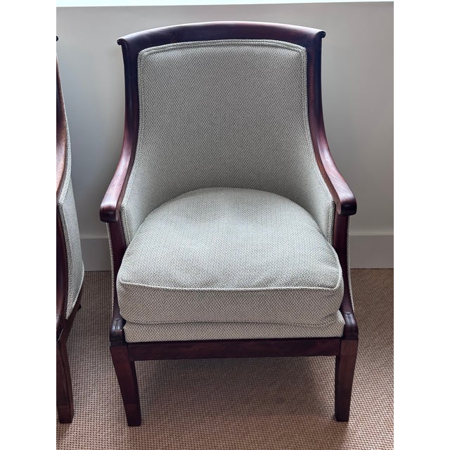 Pair of Mid 18th Century French Bergeres For Sale - Image 4 of 11