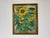 Mid-Century Modern 1970’s Vintage H. Slottman Sunflowers – Impressionist Oil on Canvas Painting, Framed For Sale - Image 3 of 12
