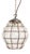 Vintage Murano Style Cage Glass Pendant Light, 1930s For Sale