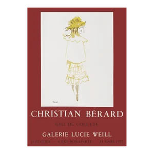 1977 Christian Berard Lucie Weill Gallery - Gigi De Colette Poster