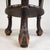 Antique Round Mahogany Side Table with Green Veined Marble Top, 1890s For Sale - Image 14 of 18