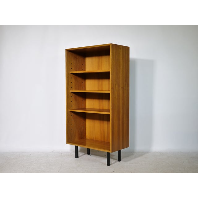 Mid-Century Modern Mid-Century Modern German Walnut Bookcase, 1960s For Sale - Image 3 of 9