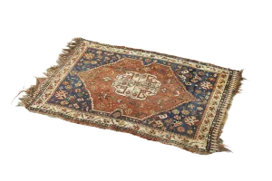 Antique Middle Eastern Hand-Woven Rug, 1880s