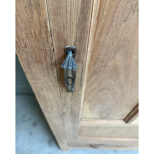 Art Deco Oak Bonnetière, 1930s For Sale - Image 9 of 14