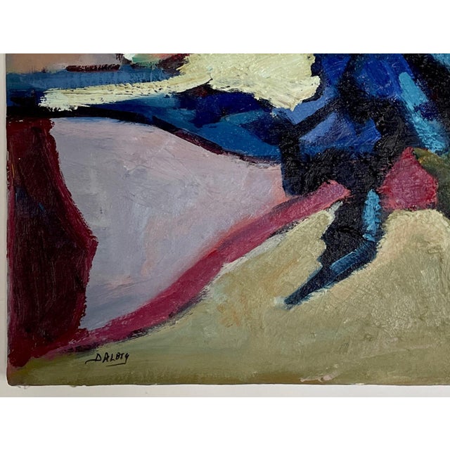 1970s 1976 Abstract Expressionist Color Study - Oil on Canvas by Hannah Dalbey #2 For Sale - Image 5 of 7