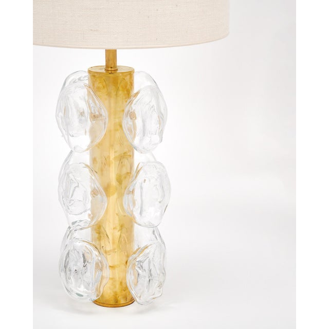 2020s Murano Glass Dotted Lamps For Sale - Image 5 of 9