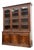 Large 19th Century Walnut Glass-Fronted Bookcase For Sale