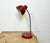 Industrial Red Gooseneck Table Lamp, 1960s For Sale - Image 15 of 18