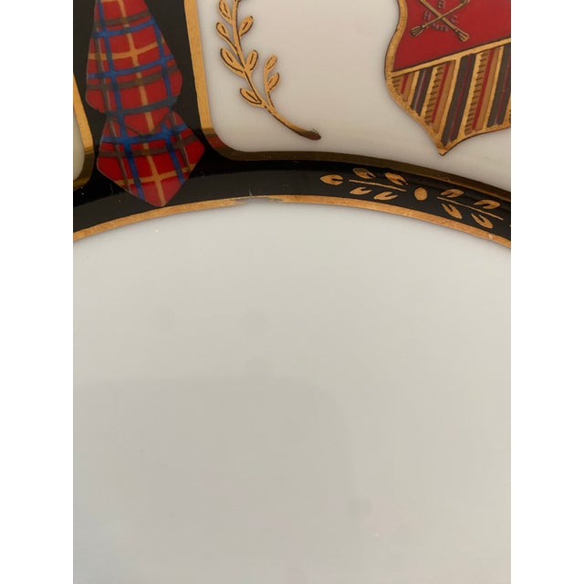 1990s The Bombay Company Royal Equestrian Dinner Plates, Set of 4 For Sale - Image 11 of 12