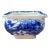 20th Century English Style Blue & White Transferware Cachepot For Sale
