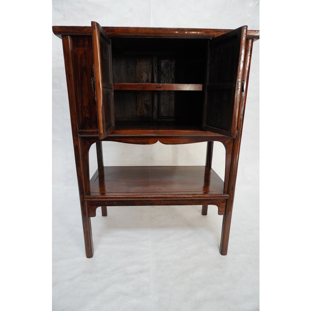 Late 19th Century Antique 19th Century Cypress Cabinet For Sale - Image 5 of 13