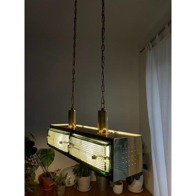 Brass Pendant Light from Malmö Metallvarufabrik Ab, Sweden, 1960s For Sale - Image 6 of 18