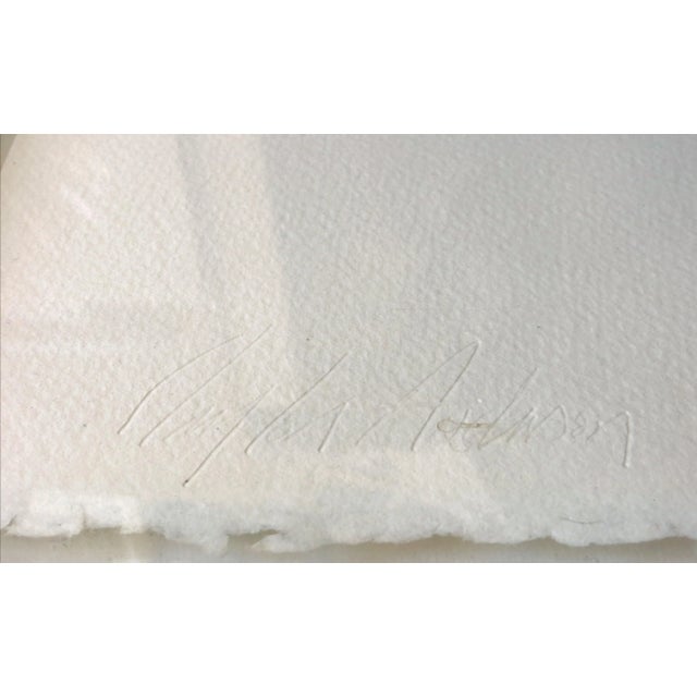 1980s 1980s Clayton Anderson Surrealist Painting, Landscape With Two Spheres For Sale - Image 5 of 7