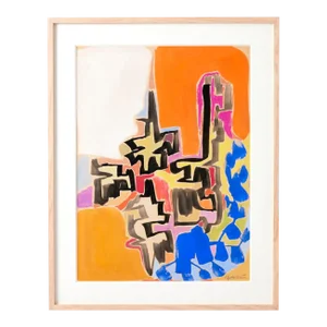 Framed Abstract 2 by E. J. Hartmann, 1966