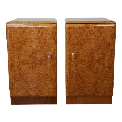 Vintage Bedside Cabinets, 1930s, Set of 2 For Sale