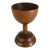Mid 19th Century Turned Wood Treen Ware Chalice, Goblet, Raised Cup For Sale