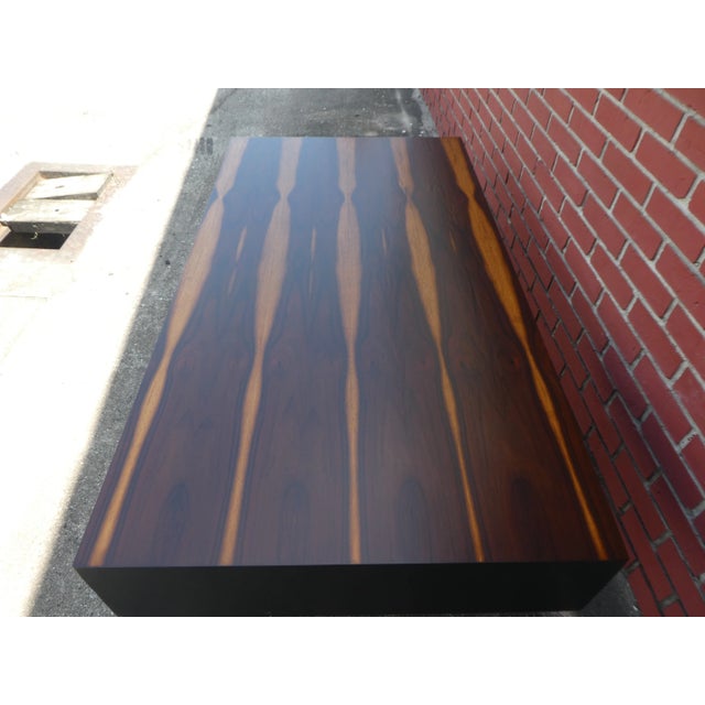 1960s Harvey Probber Brazilian Rosewood and Ebonized Walnut Coffee Table For Sale - Image 9 of 11