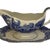 Italian Vintage Authentic Spode Blue Italian Gray Boat & Under Plate England For Sale - Image 3 of 8