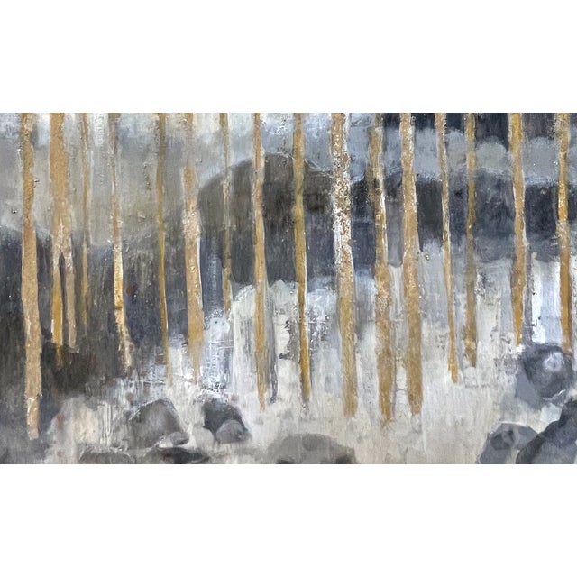 2020s Gold Leaf Tree Painting by Bryan Boomershine For Sale - Image 5 of 7